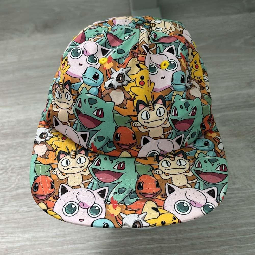 Pokeman Anime SnapBack Baseball Hat
